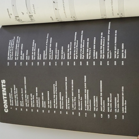 Disney Mega Hit Movies Sheet Music Book for Piano - Picture 2 of 5